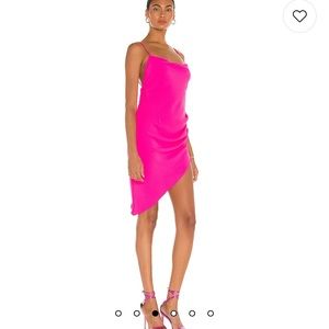 Amanda uprichard hot pink cocktail dress
